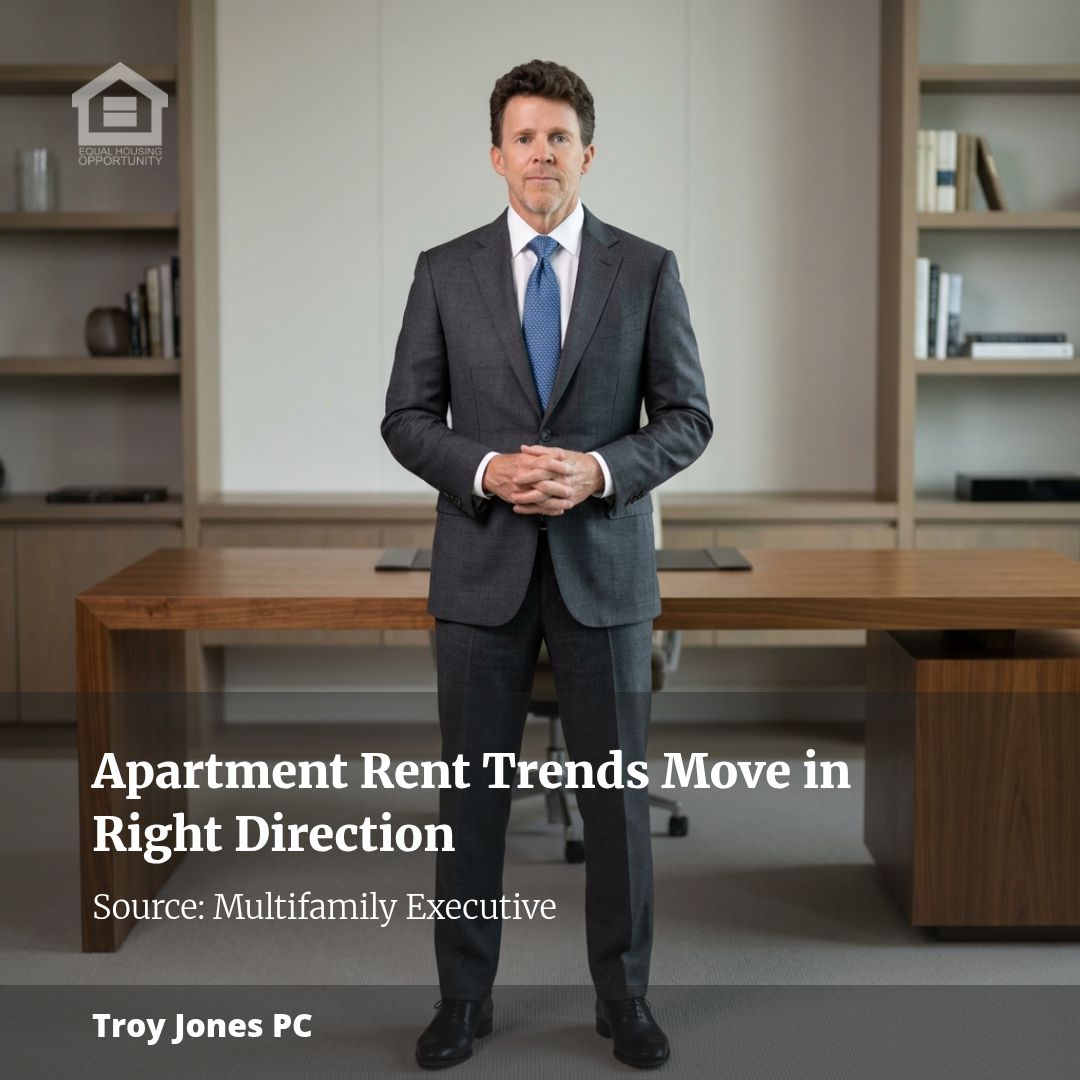 Apartment Rent Trends Move in Right Direction